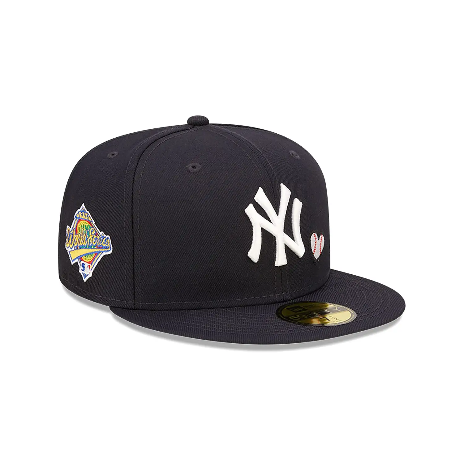 [60243662] New York Yankees 96 WS Team Heart Navy 59FIFTY Mens Fitted Hat