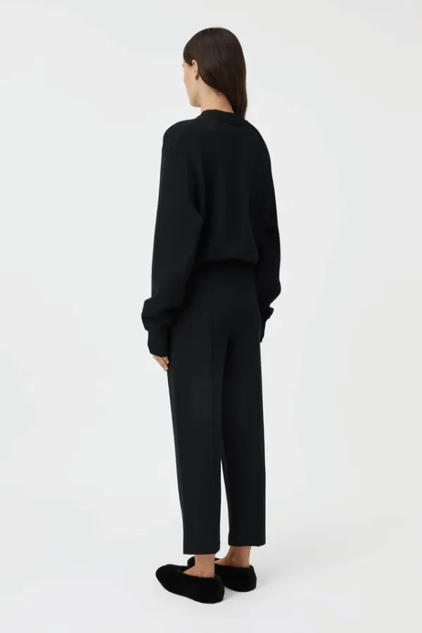 Amedeo Knit Pant Black