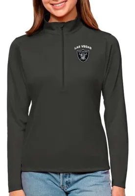 Antigua Women's Las Vegas Raiders Team Tribute Long Sleeve 1/4 Zip