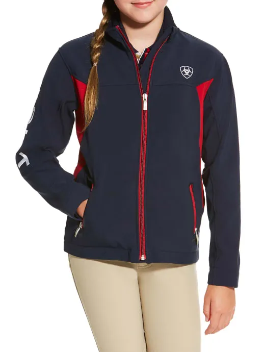 Ariat Youth New Team Softshell Navy