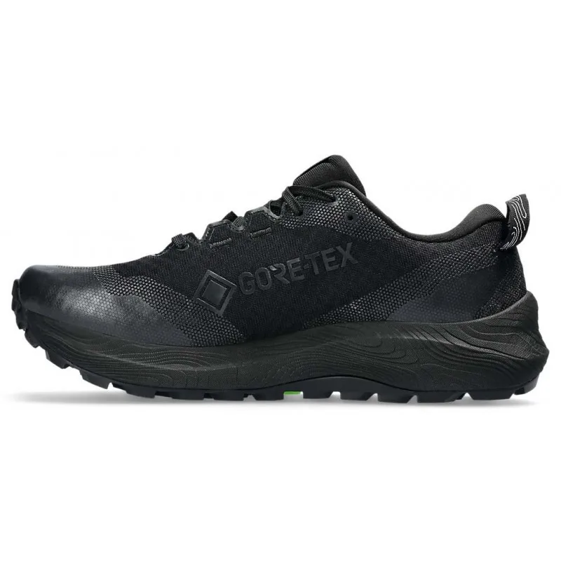 ASICS GEL TRABUCO 12 GTX BLACK/GRAPHITE GREY FOR MEN'S