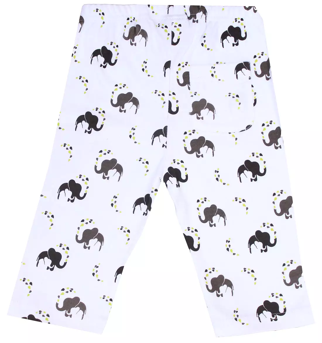 Baby Pants GOTS Certified Organic Cotton Clothing  (Elephant, 6-12m)