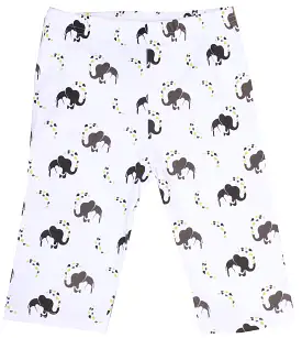 Baby Pants GOTS Certified Organic Cotton Clothing  (Elephant, 6-12m)