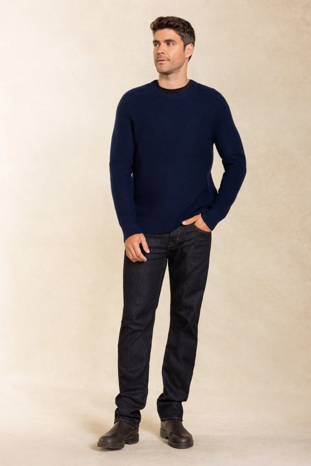 BERNARD CREWNECK CASHMERE SWEATER