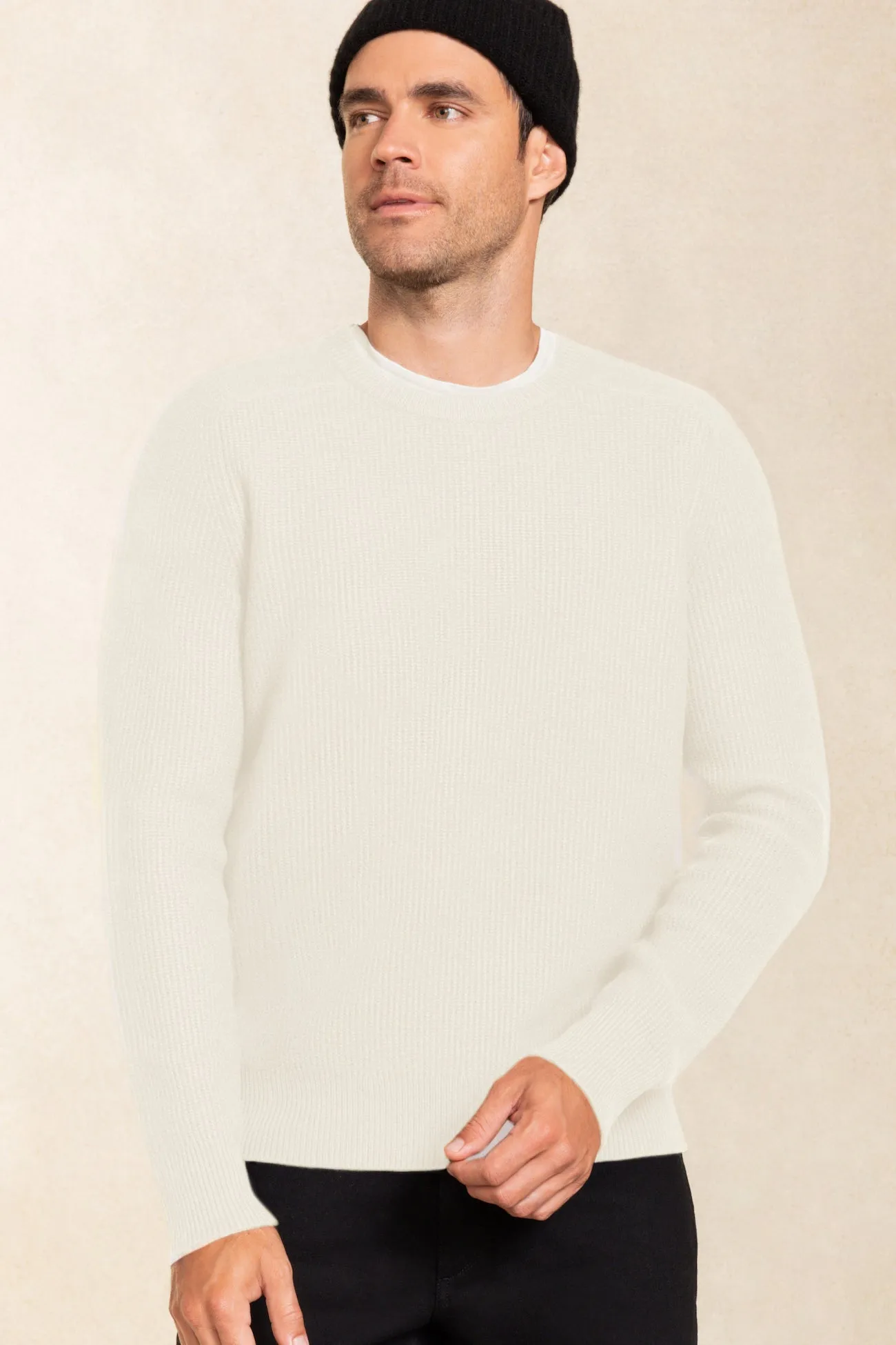 BERNARD CREWNECK CASHMERE SWEATER