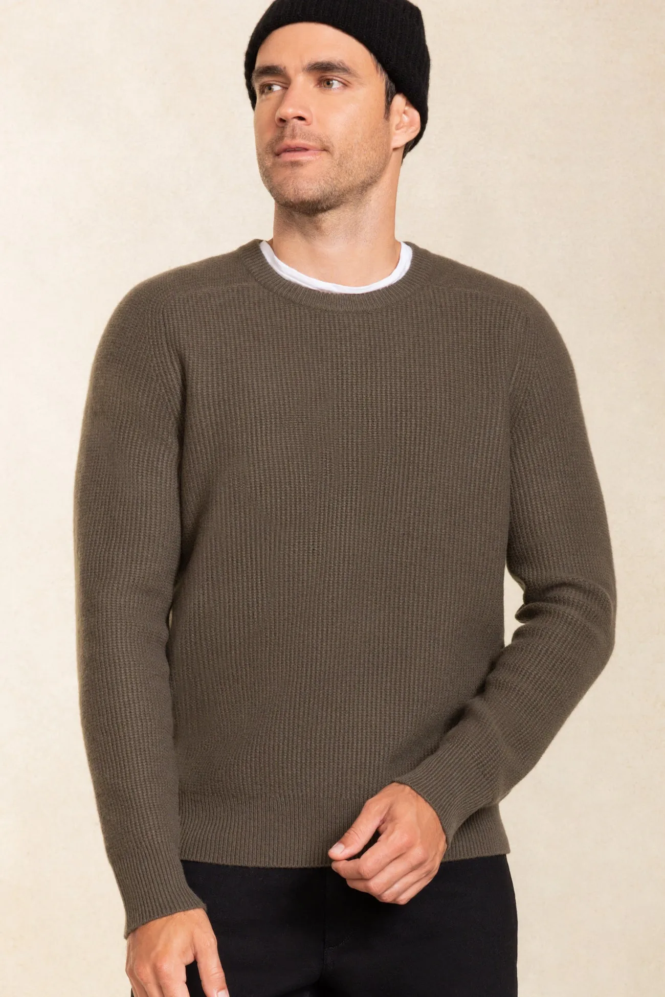 BERNARD CREWNECK CASHMERE SWEATER