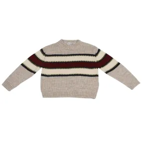 BONPOINT BEIGE KIDS BOYS WOOL SWEATER 8 YEARS