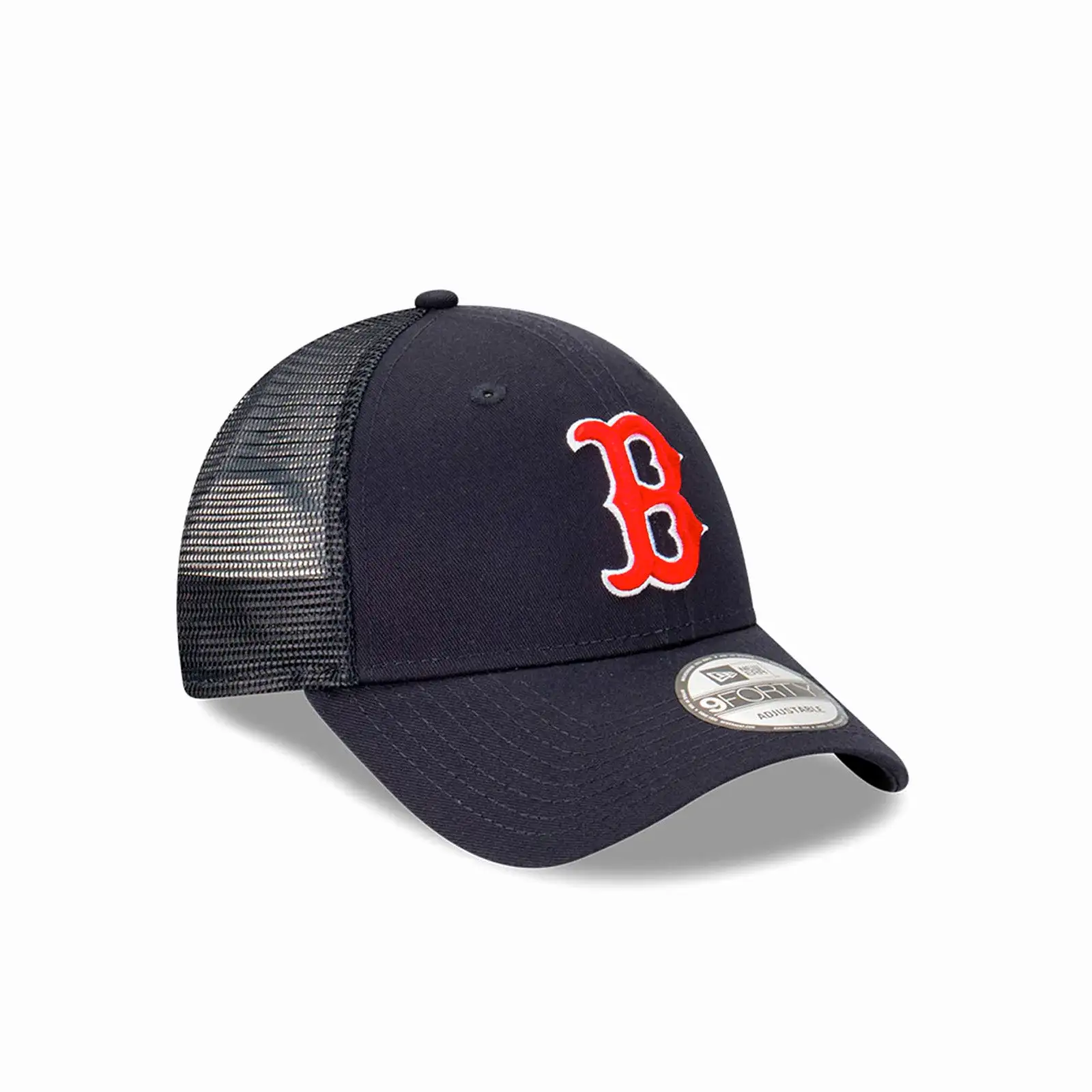 Boston Team 9Forty Adjustable Trucker Snapback - Navy