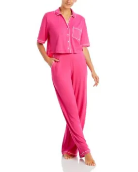 Boxy Shirt & Wide Leg Pajama Set - 100% Exclusive