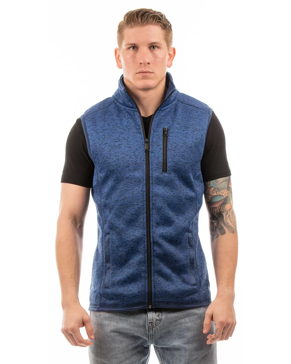 Burnside Clothing 3910 Sweater Knit Vest SKU: 3910