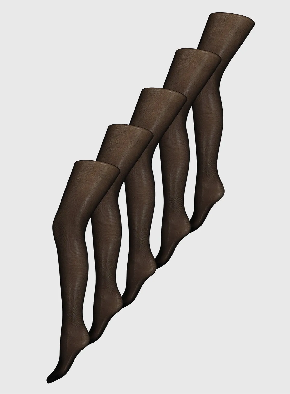 Buy Black 15 Denier Ladder Resistant Tights 5 Pack S | Tights | Tu