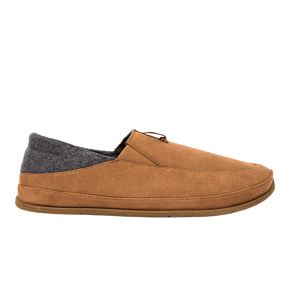 Campo Unisex Slipper in Chestnut/Dark Grey