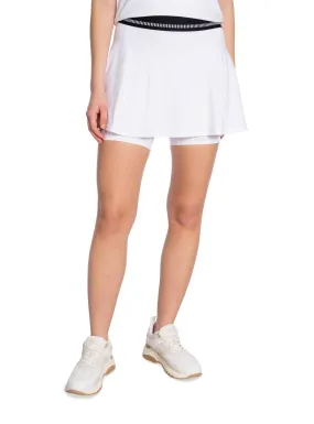 CASALL SKIRT COURT ELASTIC SKIRT WHITE