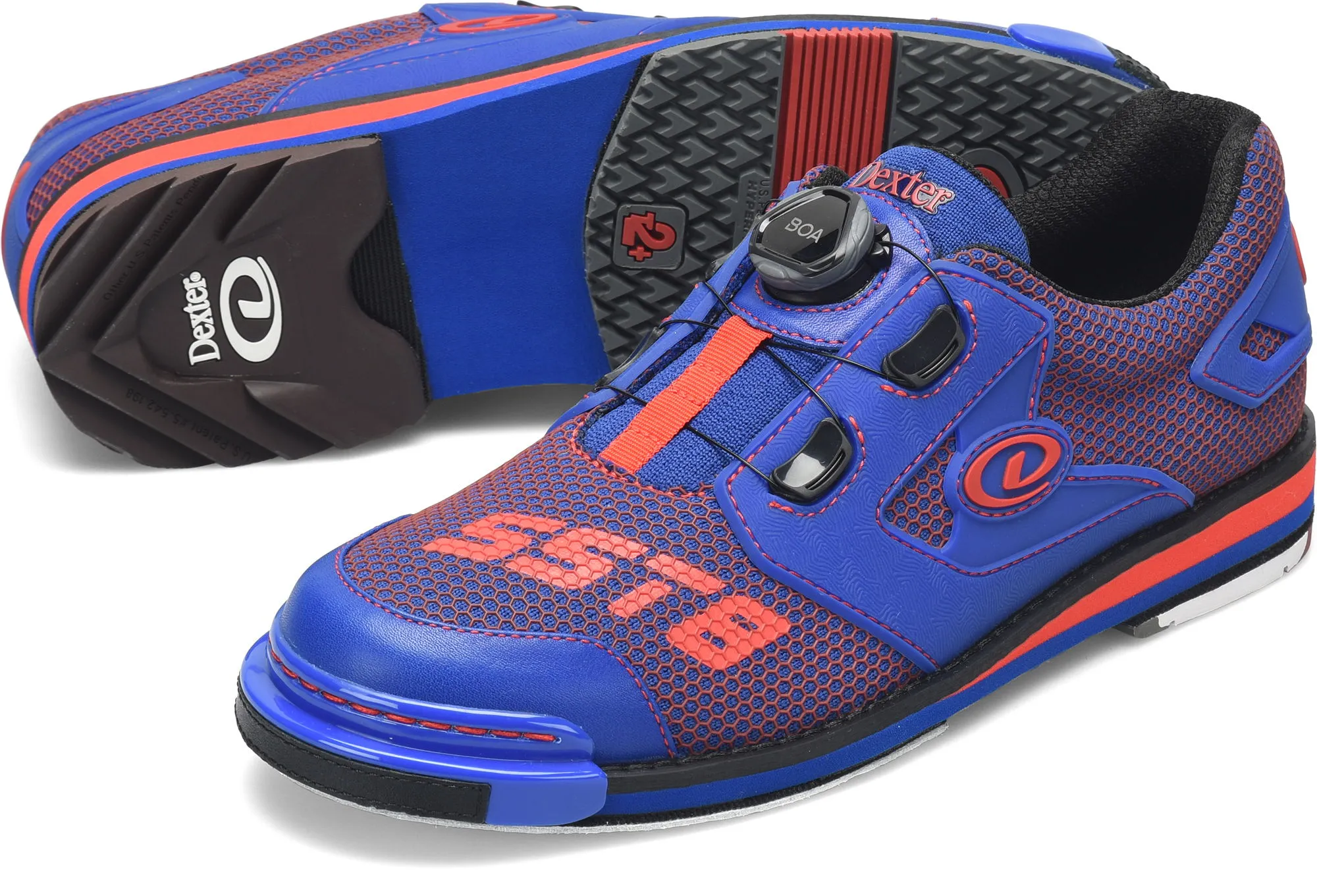 Dexter Mens SST 8 Power Frame BOA Blue/Red Wide Width