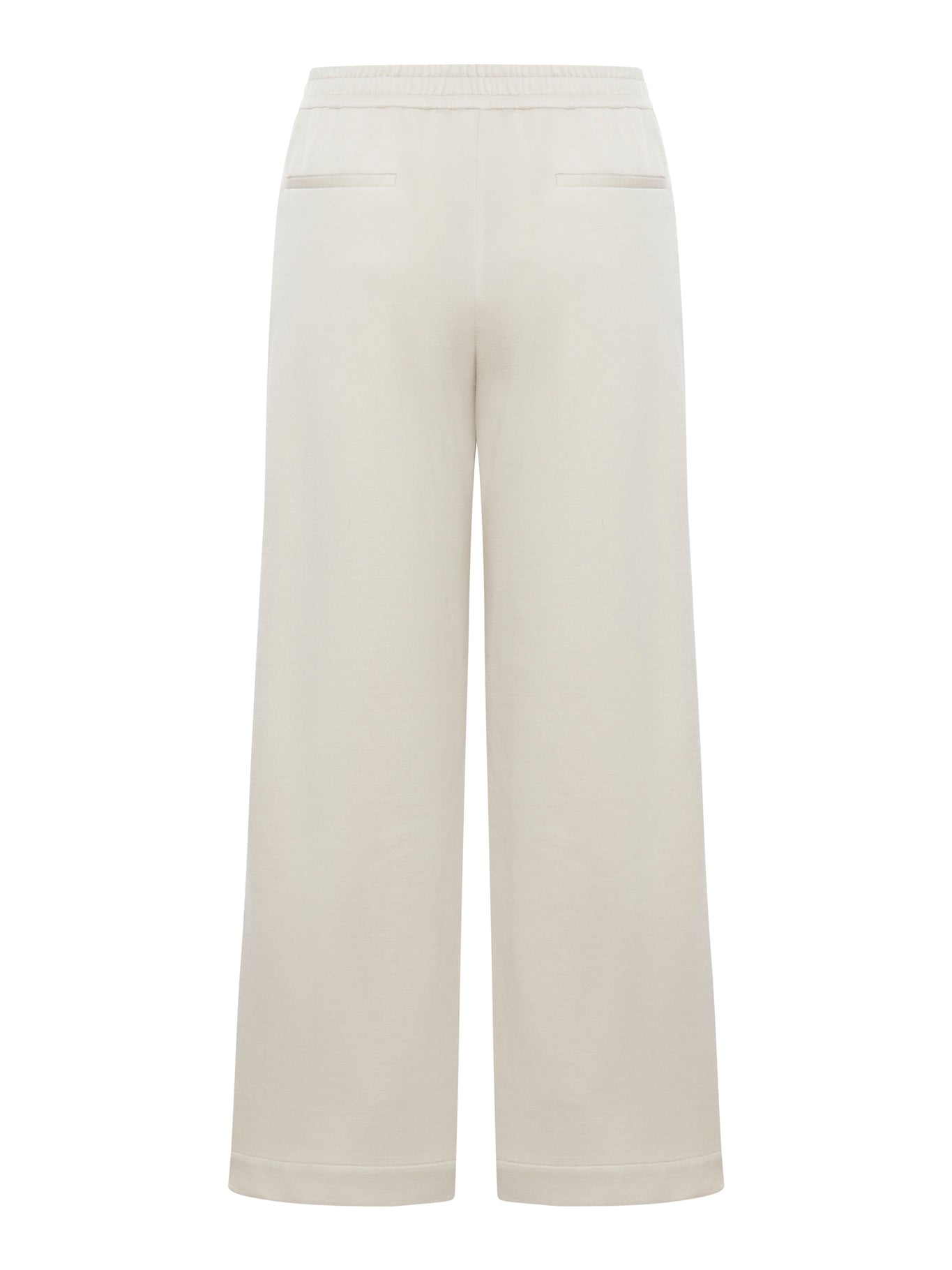 drawstring wide-leg trousers