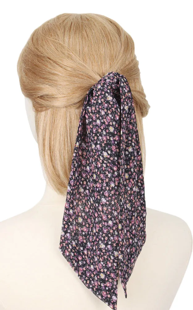 EAH2069 Ditsy Flower Print Hair Scarf (12PCS)