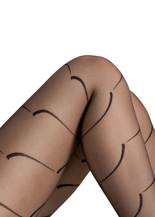 Fiore Black Swan 15 Denier Tights ()