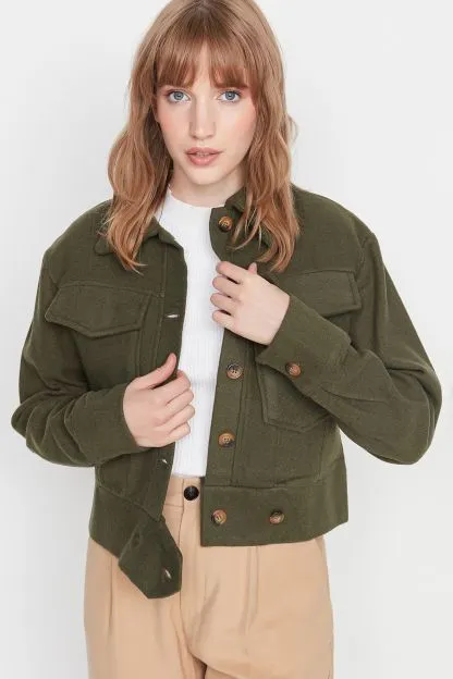 Fleece Crop Coat