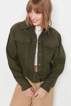 Fleece Crop Coat