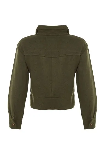 Fleece Crop Coat