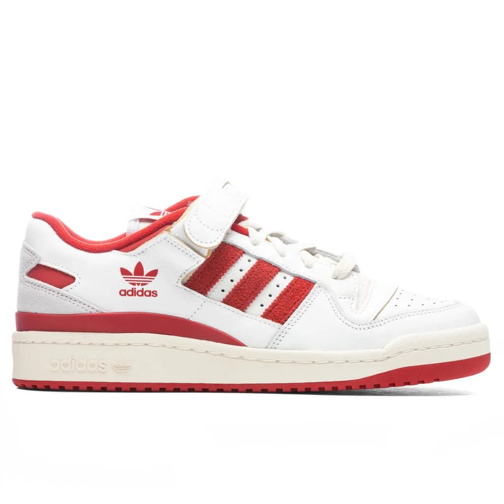 Forum 84 Low - Cloud White/Team Power Red