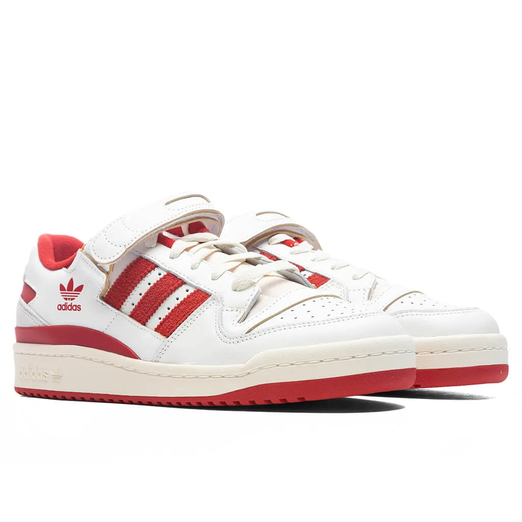 Forum 84 Low - Cloud White/Team Power Red