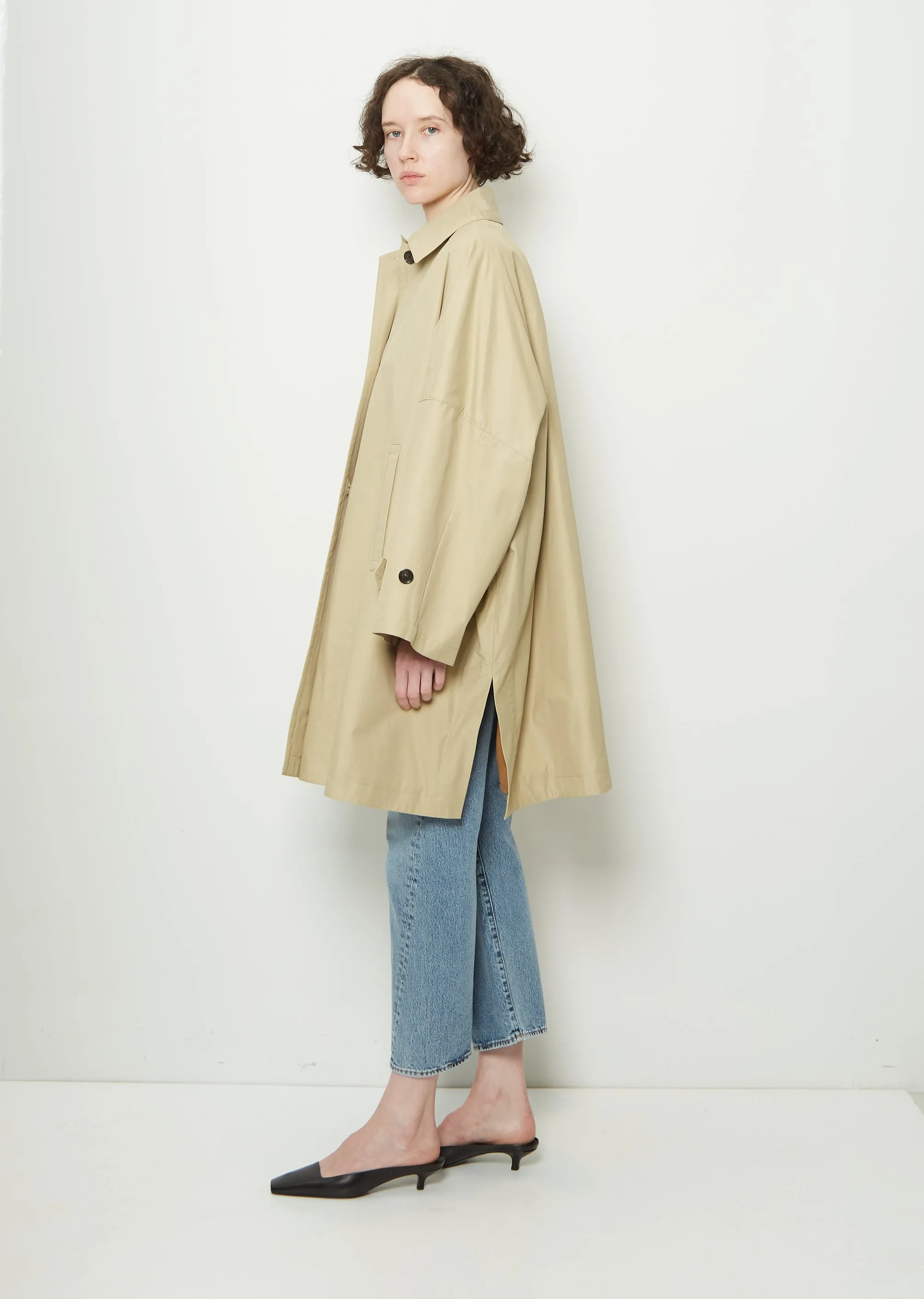 Gabardine Car Coat