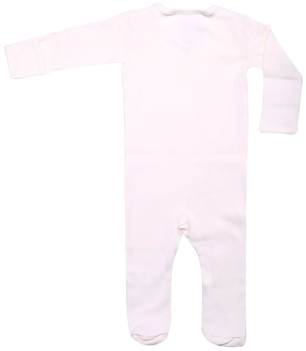 GOTS Certified Organic Cotton Baby Clothes Footed Sleepwear (Natural)