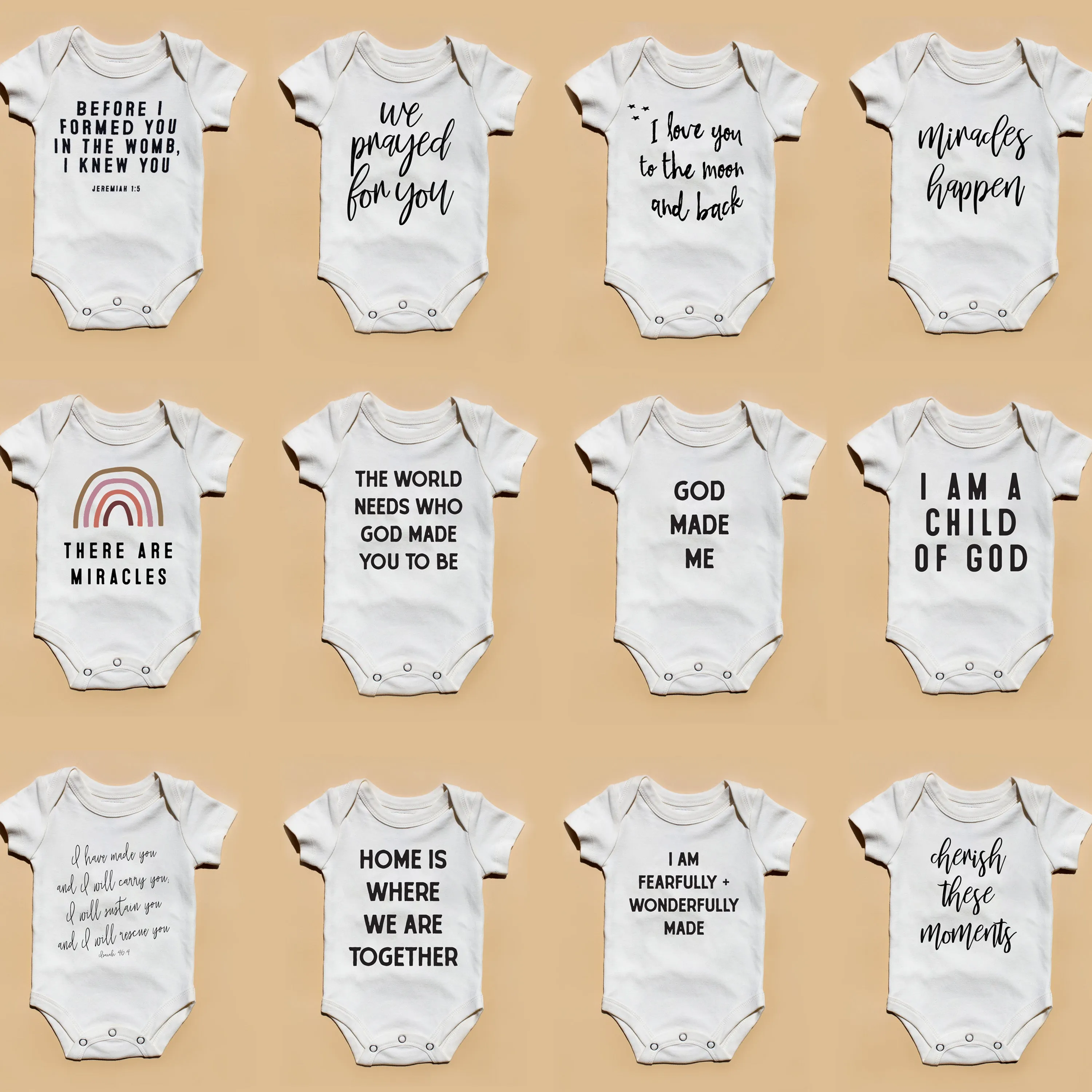 GOTS Certified Organic Cotton Bodysuit - Inspirational