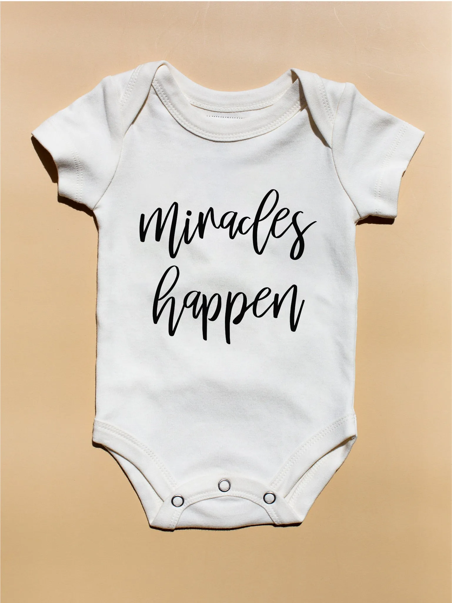 GOTS Certified Organic Cotton Bodysuit - Inspirational