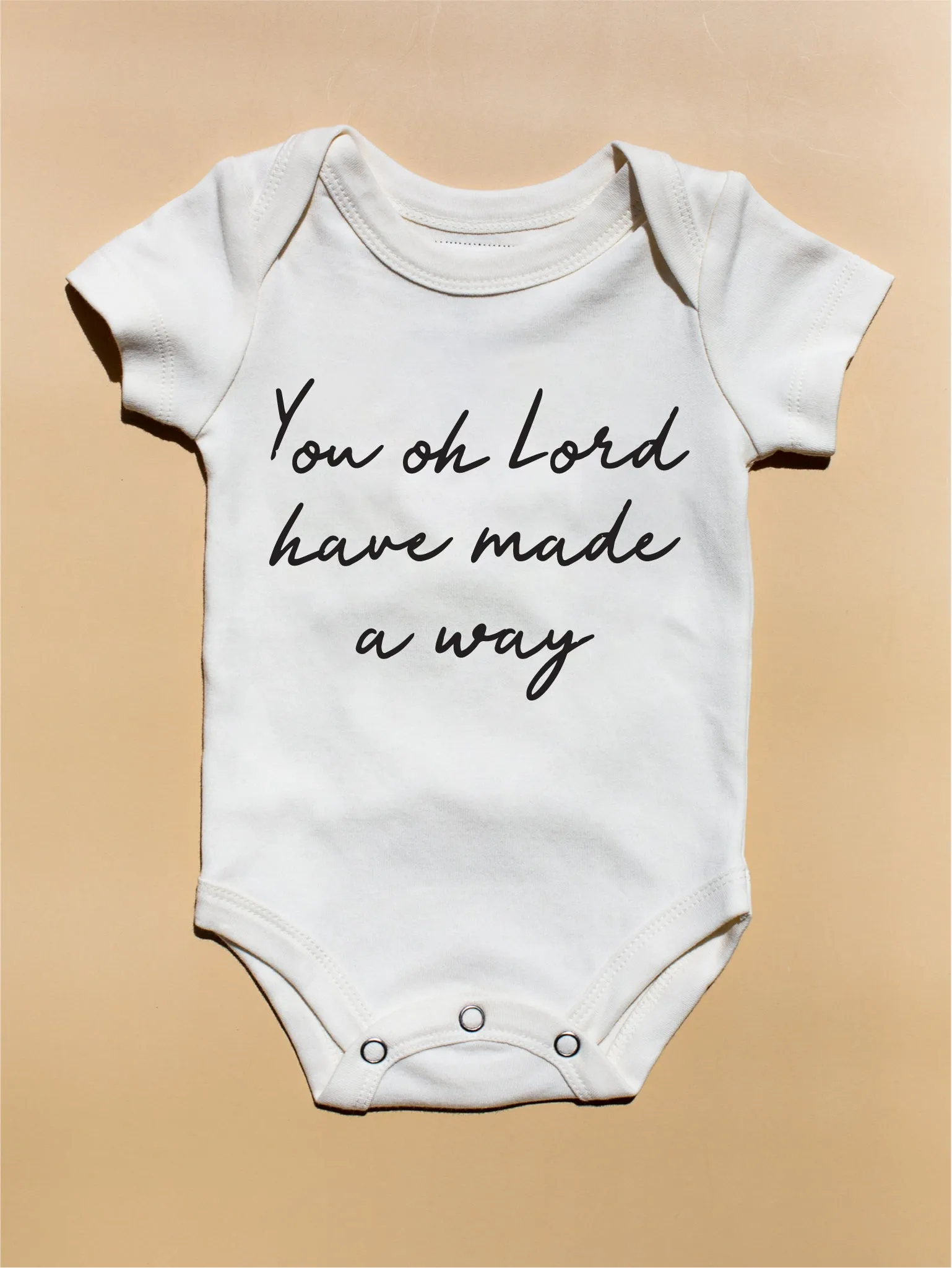 GOTS Certified Organic Cotton Bodysuit - Inspirational