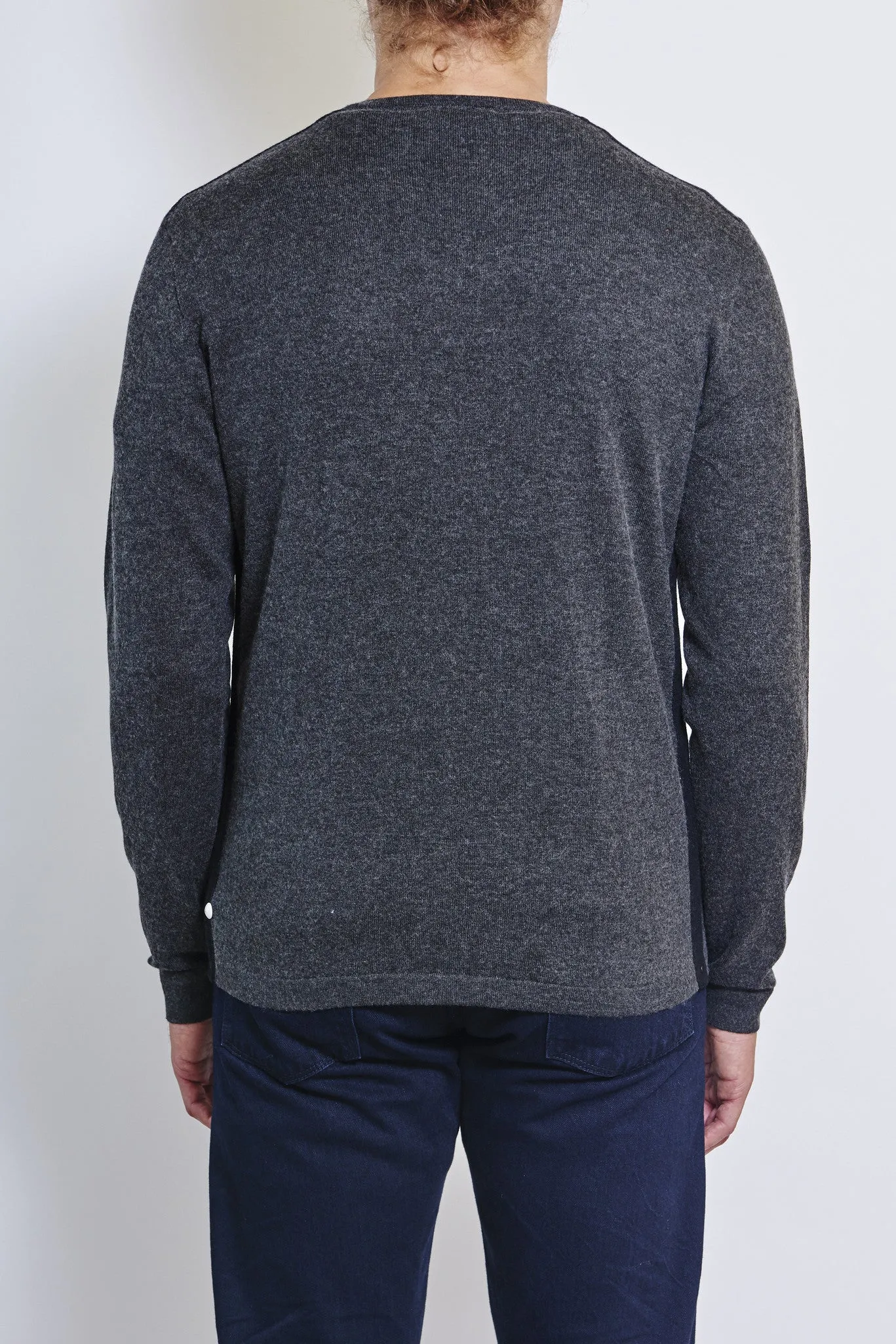 JOHN VARVATOS EPAULETTE PATCH SWEATER