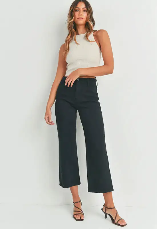 Just Black - Trouser Wide Leg Black