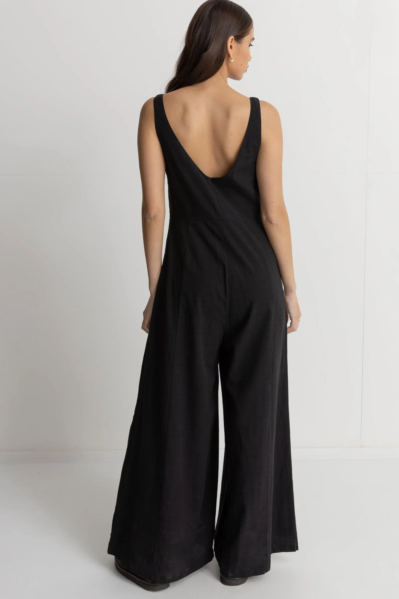 Kiki Wide Leg Jumpsuit Black