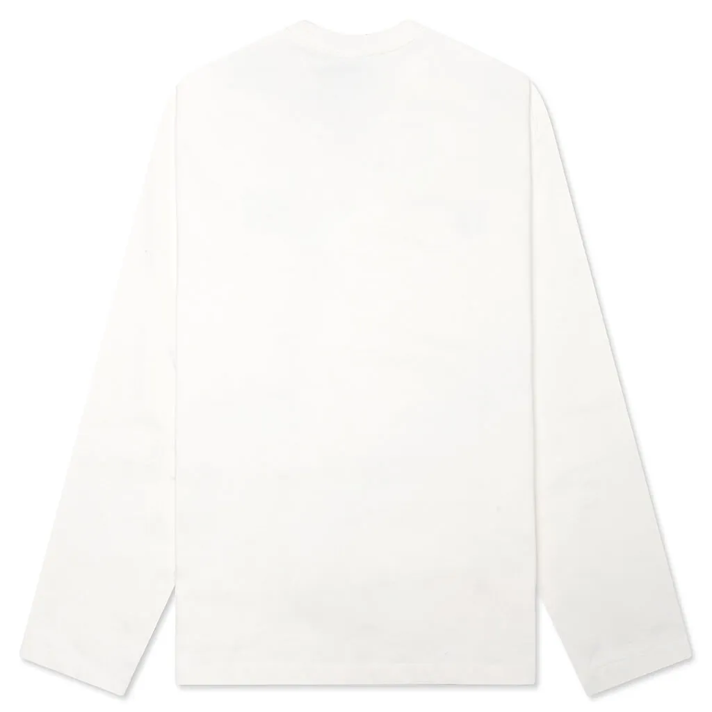 Long Sleeve Logo T-Shirt - Porcelain