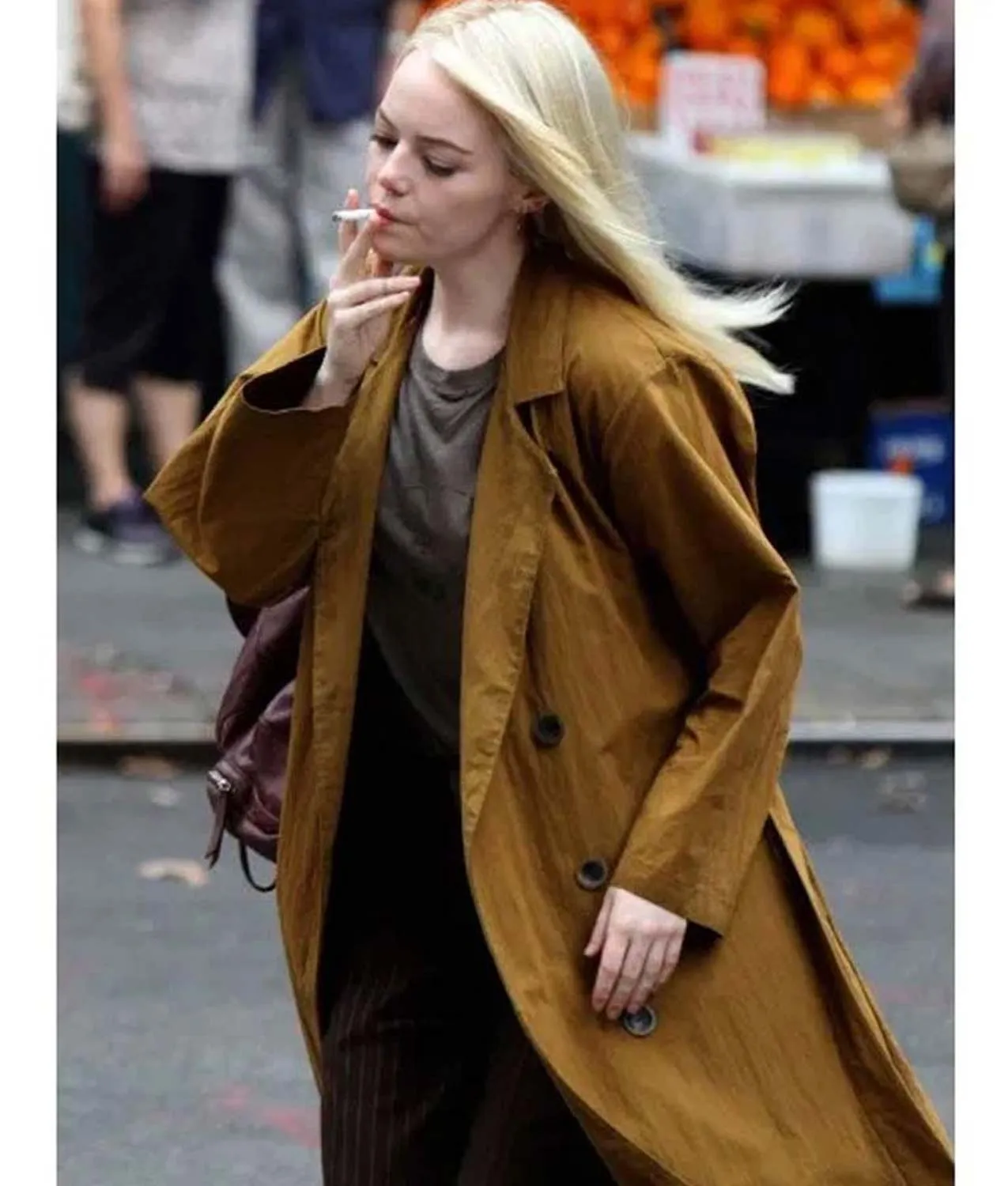 Maniac Emma Stone Coat | Maniac Annie Landsberg Coat