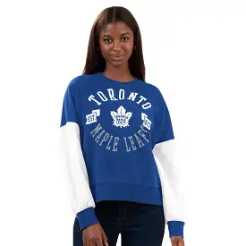 Maple Leafs GIII Women's Team Pride Oversized Crew