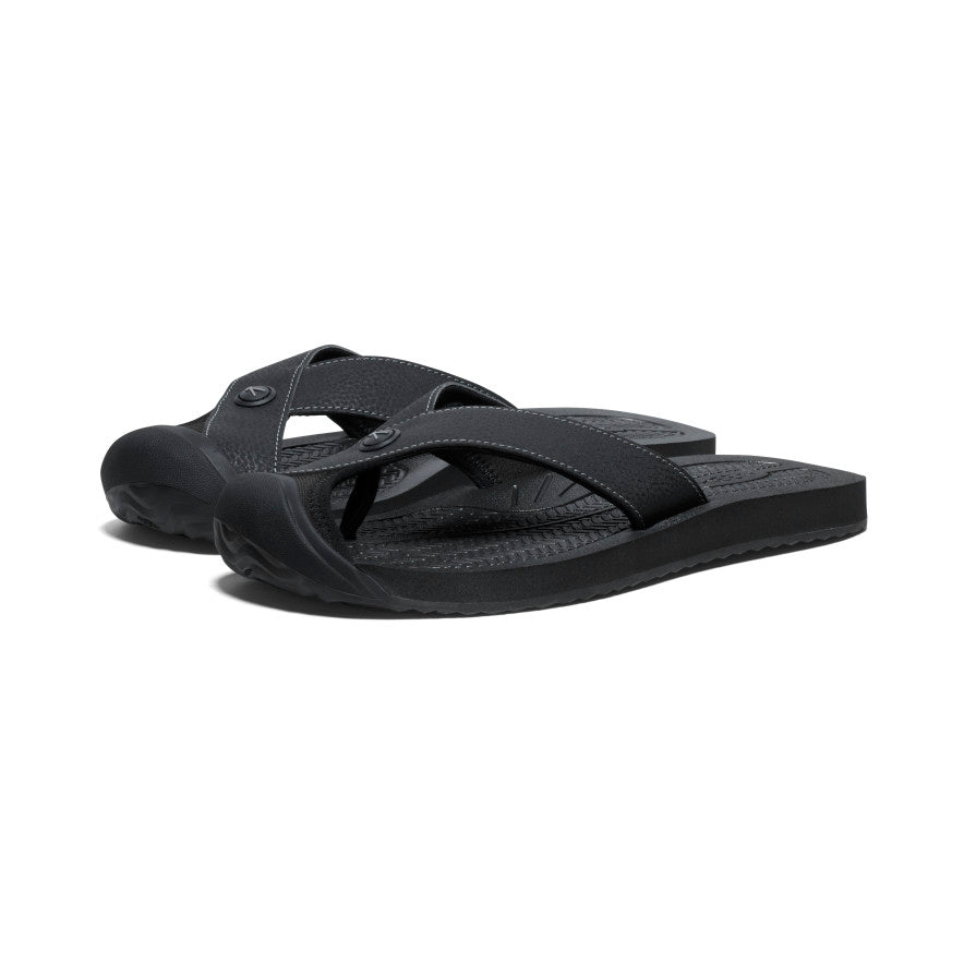 Men's Barbados Flip-Flop  |  Black/Steel Grey