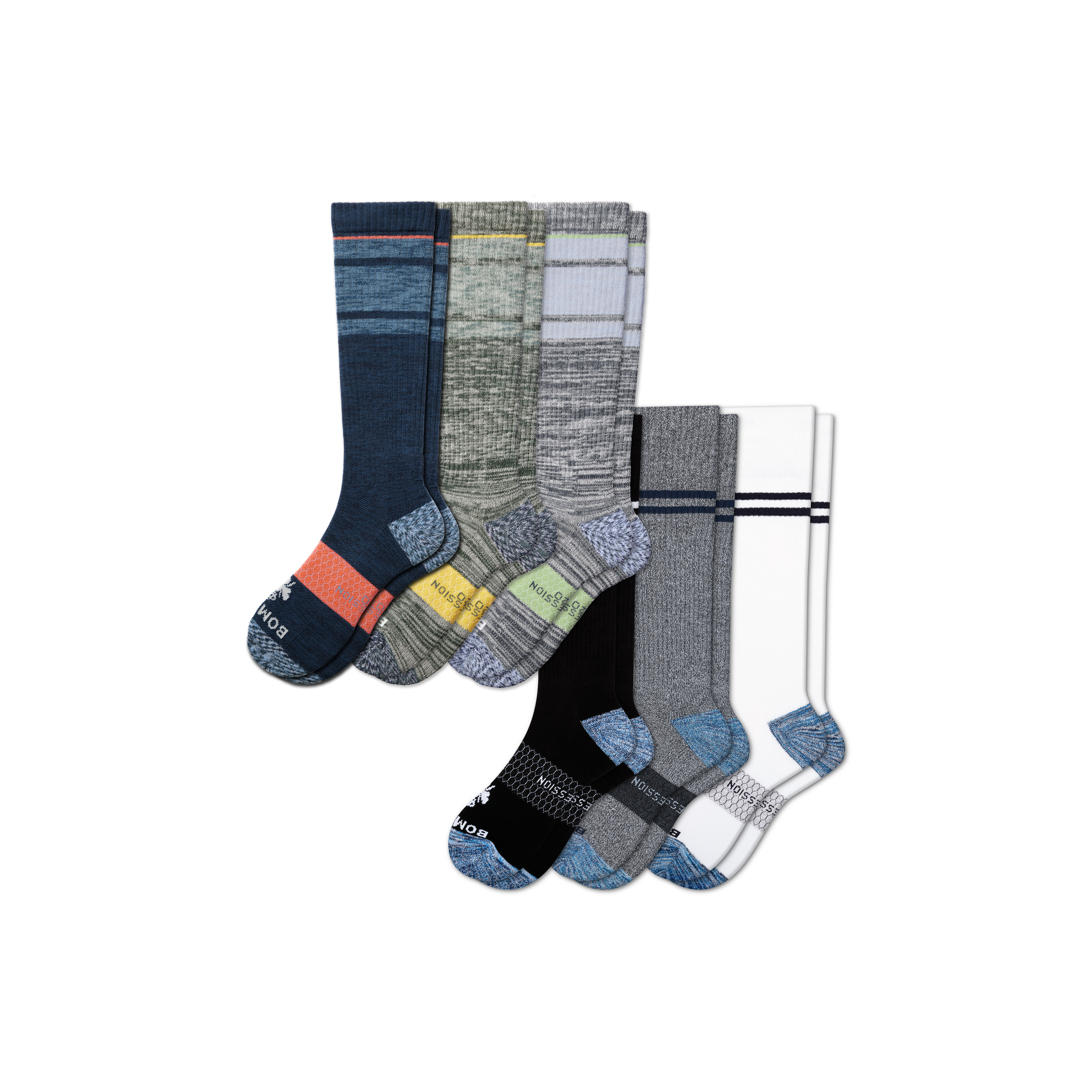 Men's Everyday Compression Sock 6-Pack (15-20mmHg)