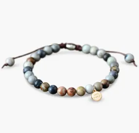 Men's Grey Jasper Bracelet