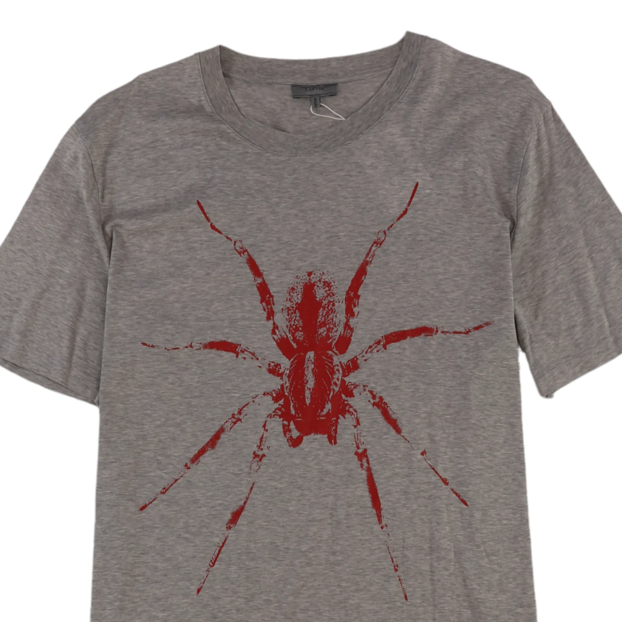 Men's Spider T-Shirt Grey Size L