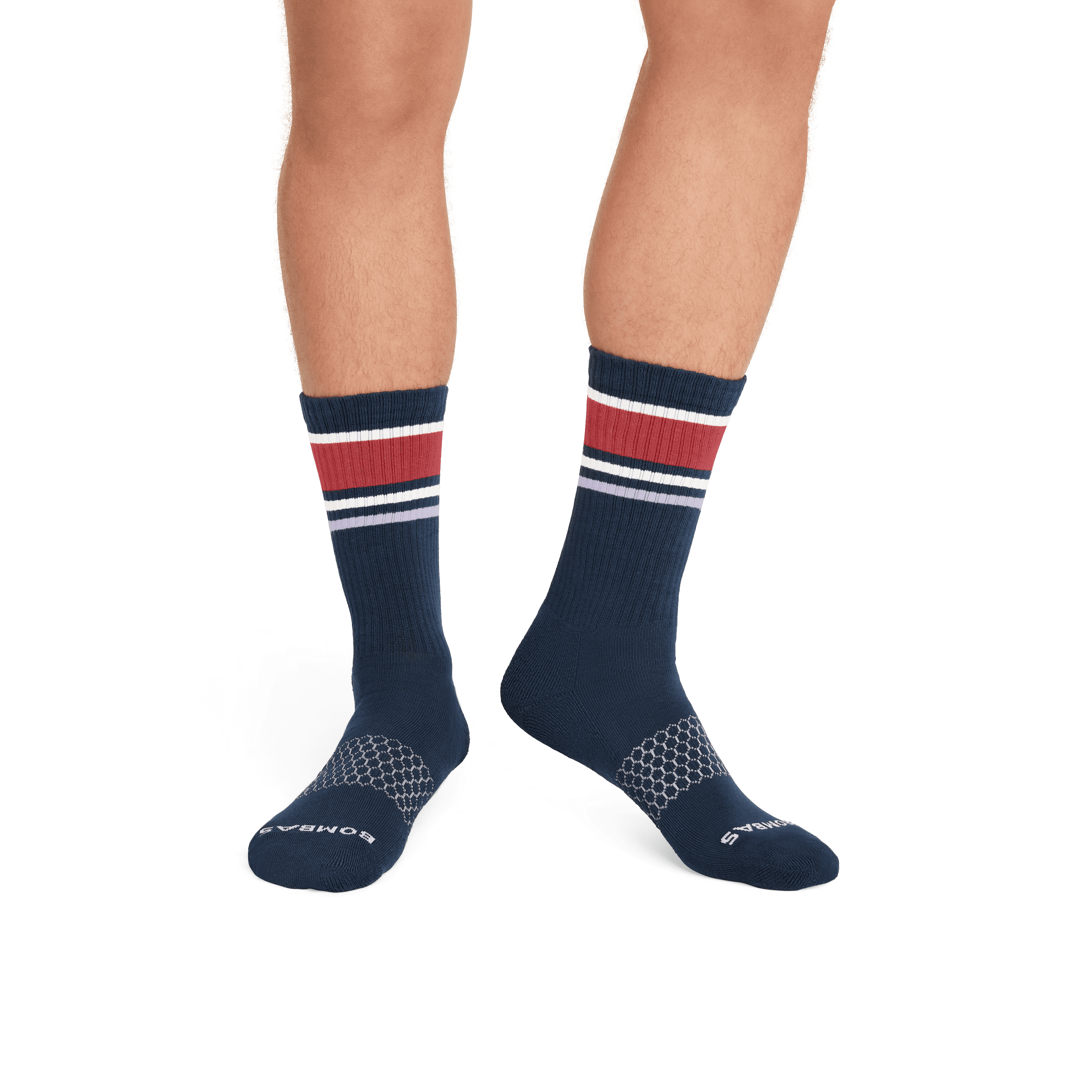 Men's Stripes Calf Sock 4-Pack