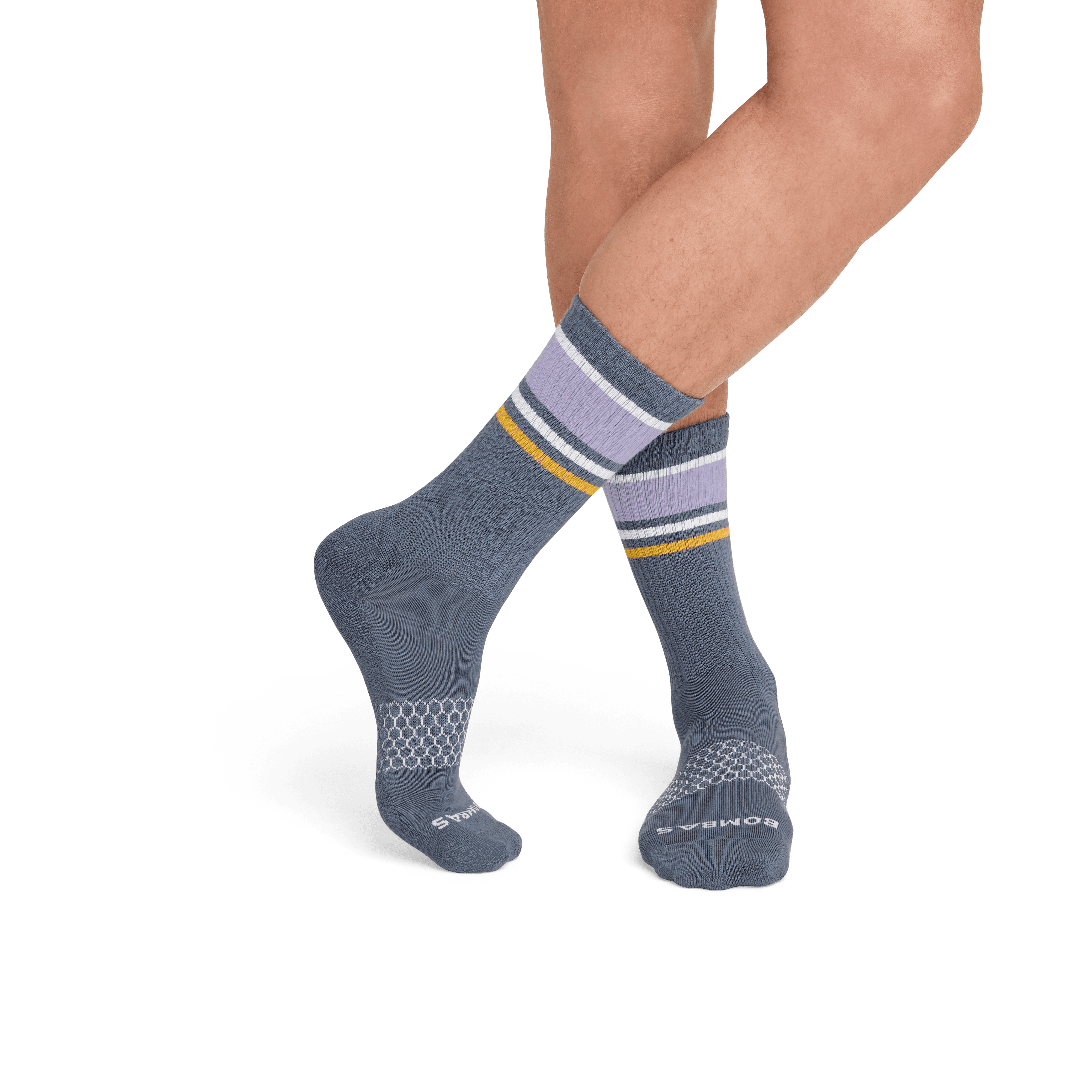 Men's Stripes Calf Sock 4-Pack