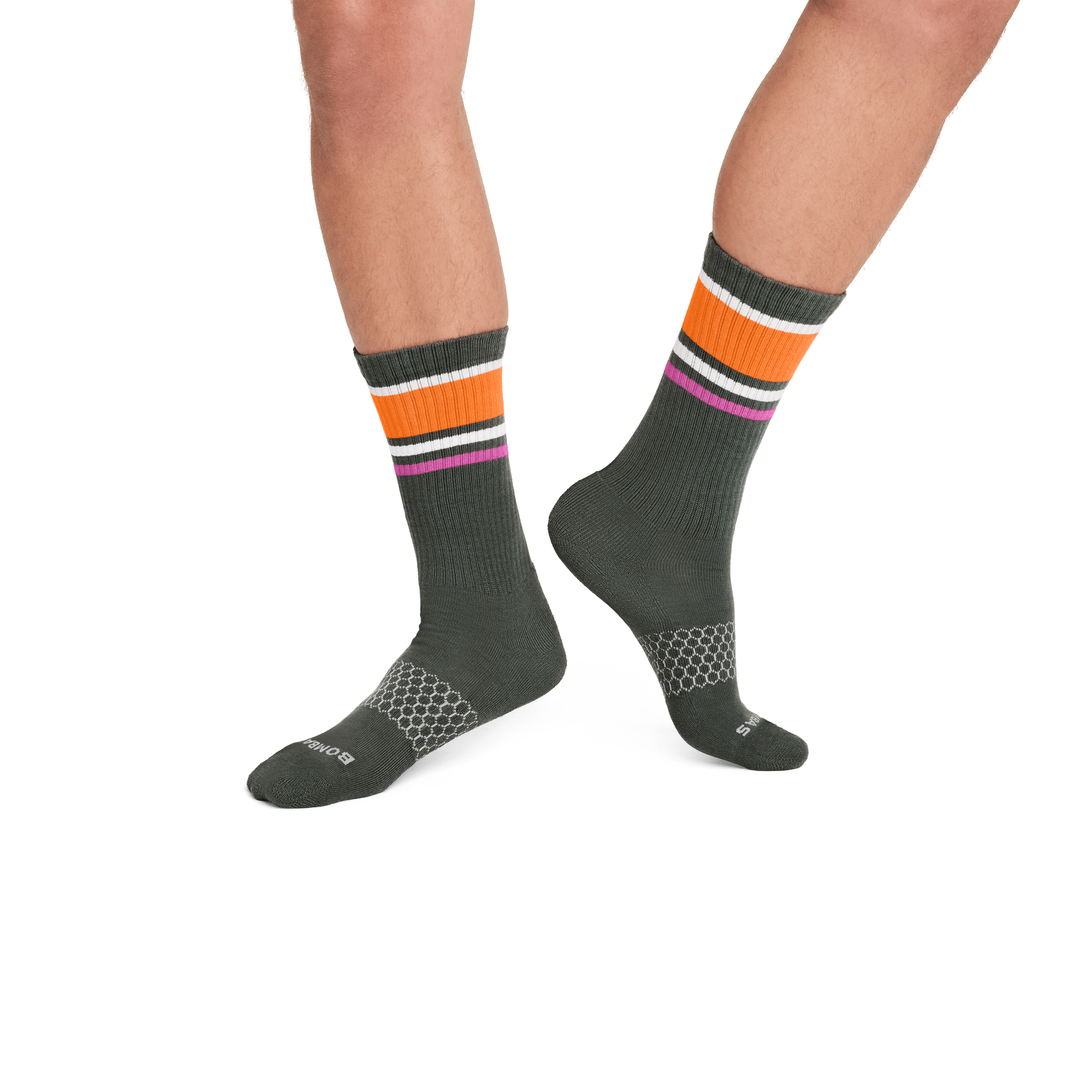 Men's Stripes Calf Sock 4-Pack