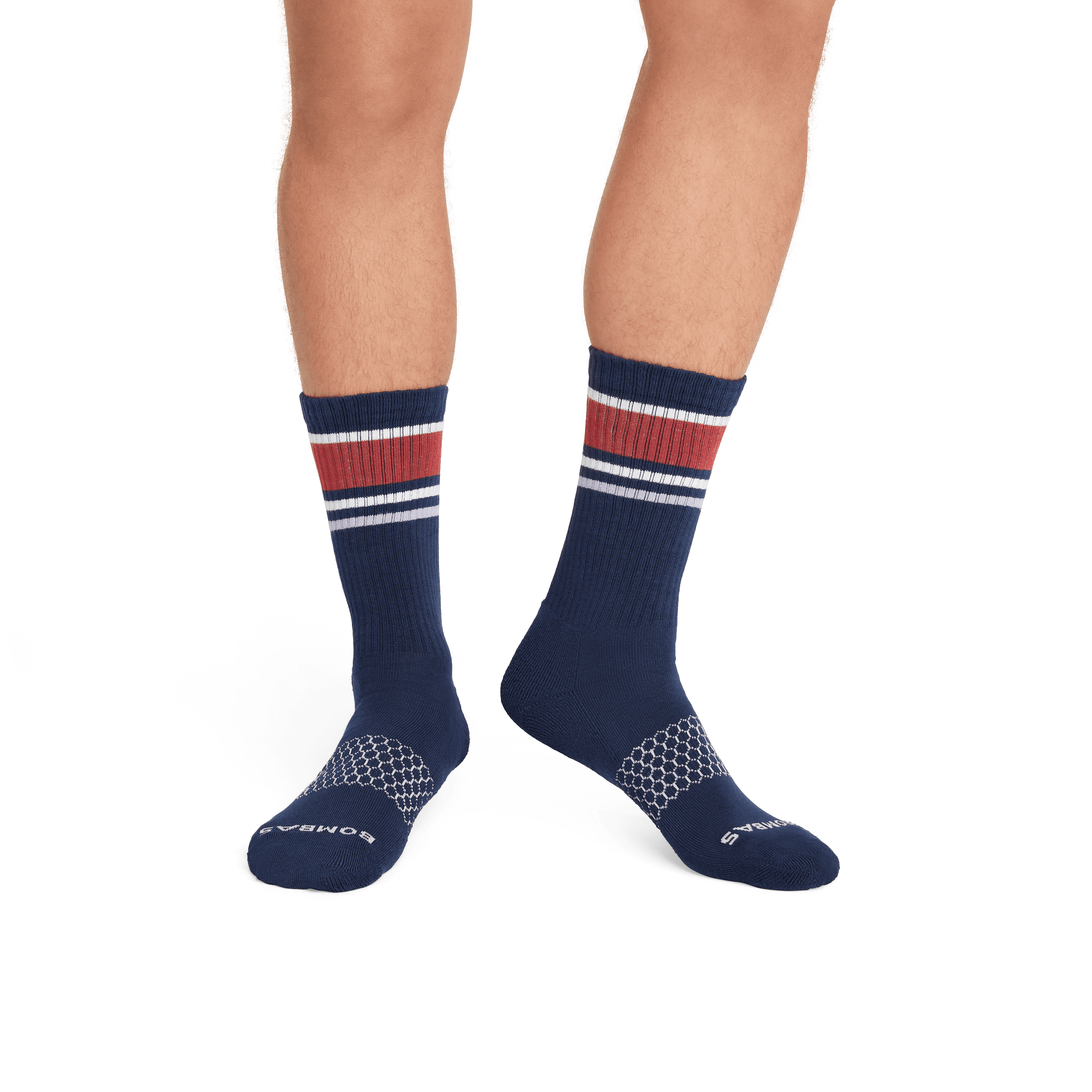 Men's Stripes Calf Socks