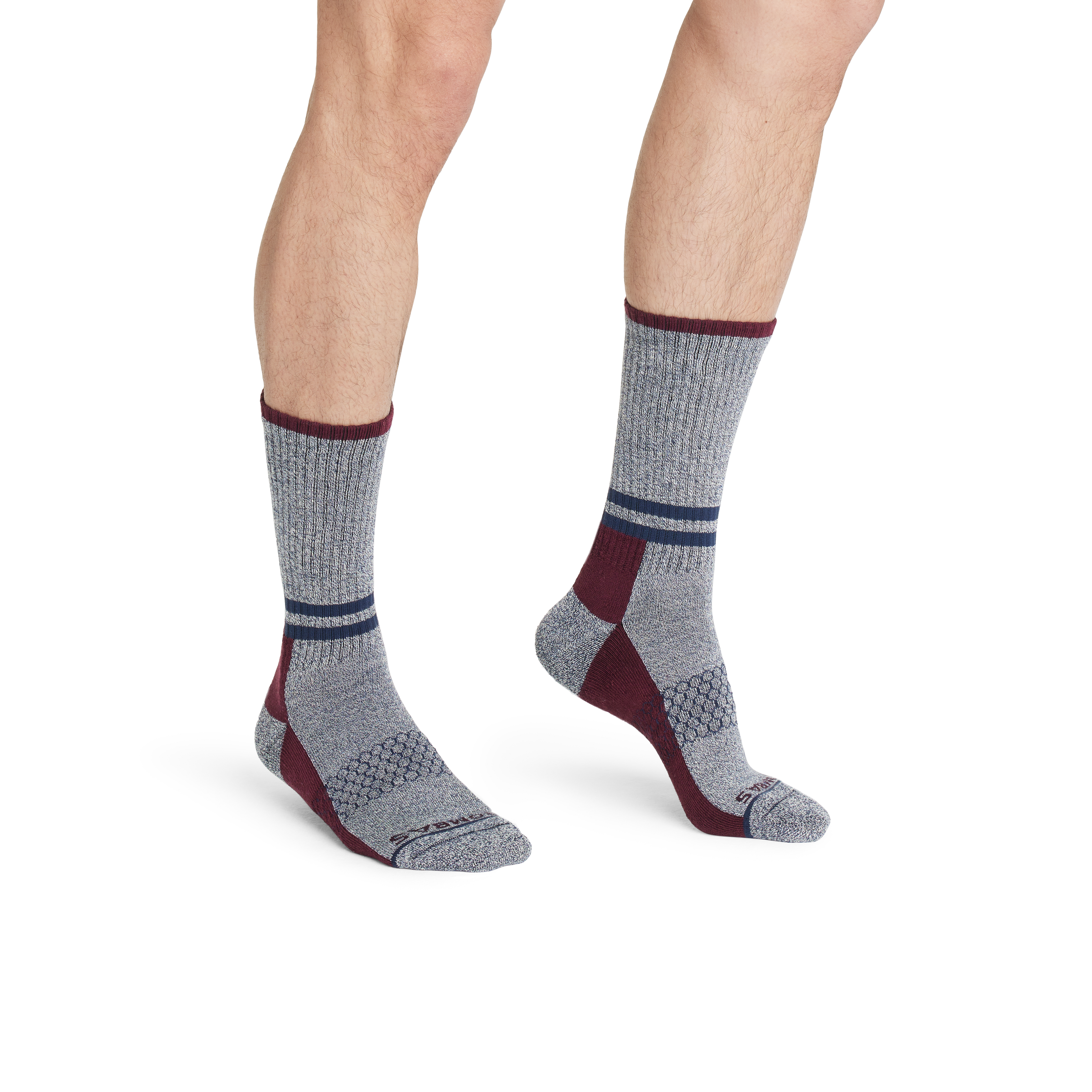 Men's Stripes Calf Socks