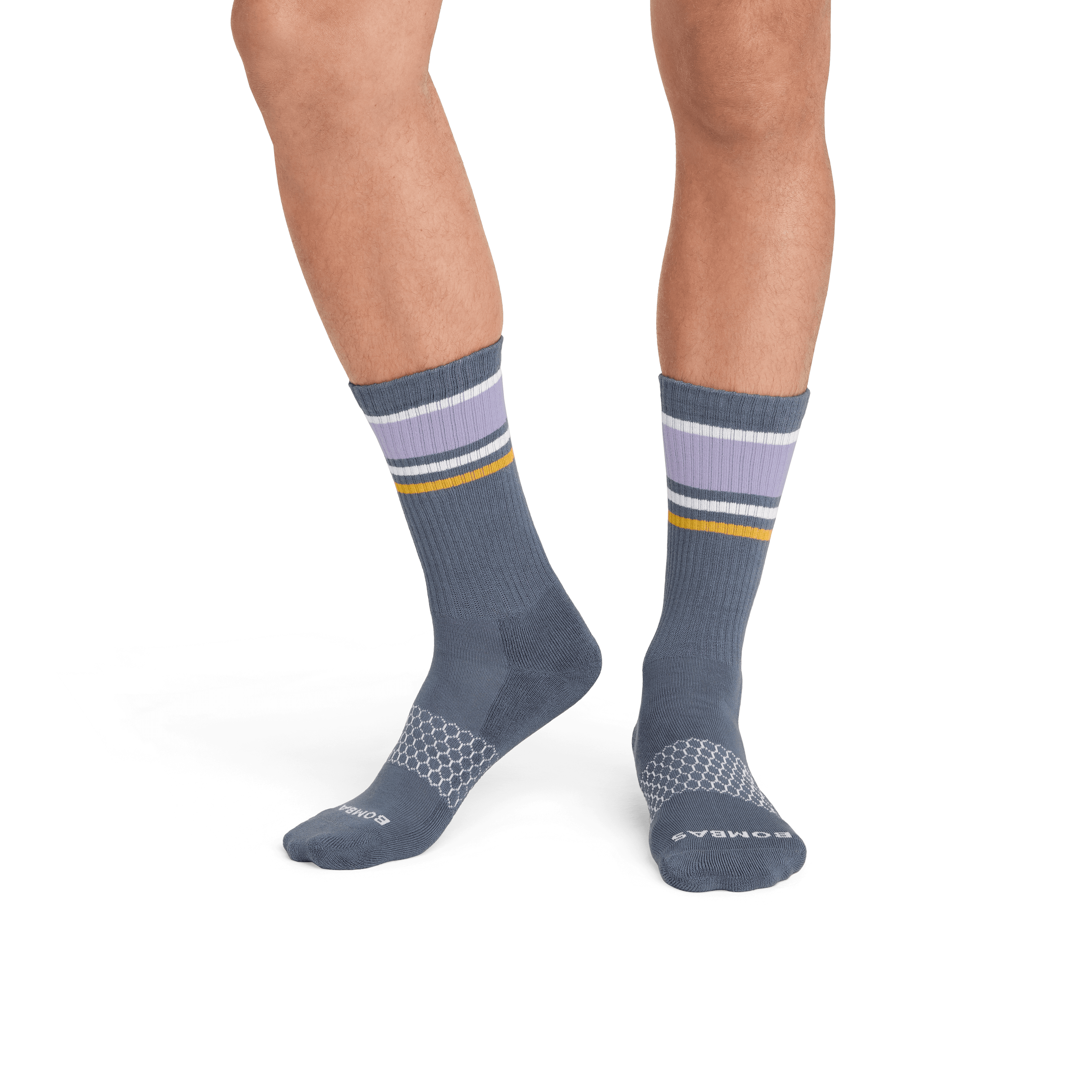 Men's Stripes Calf Socks