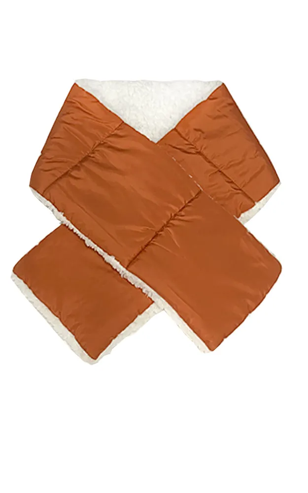 MN0002 Sherpa Warm & Comfortable Quilted Scarf