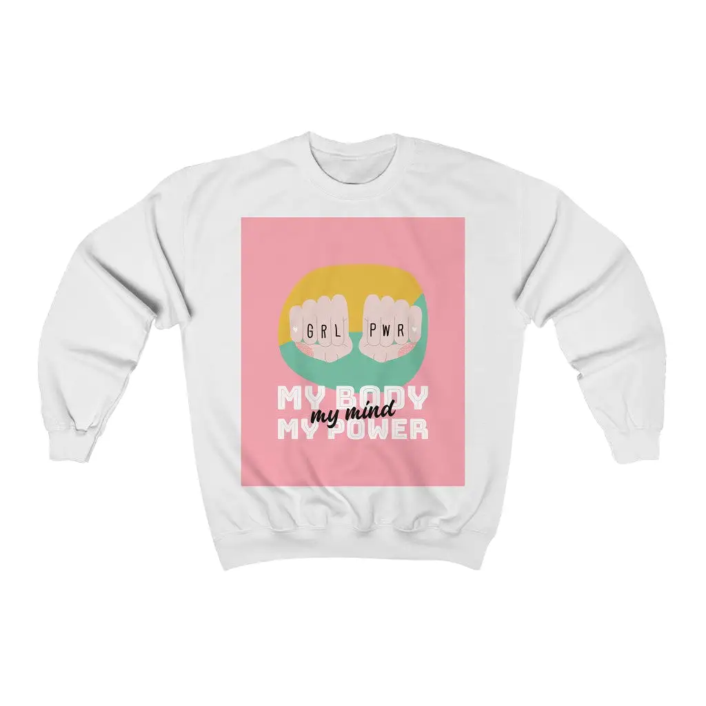 My Body My Power HD Crewneck Sweatshirt