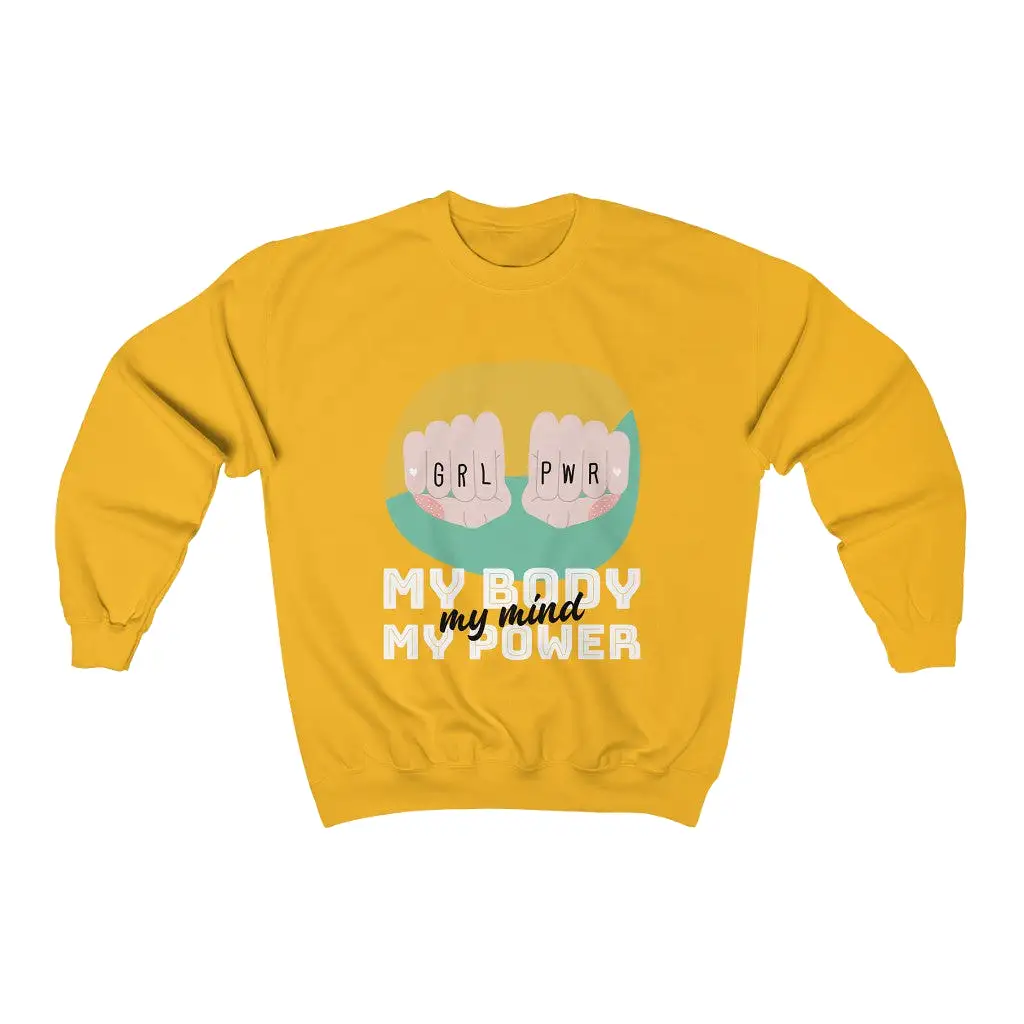 My Body My Power HD Crewneck Sweatshirt